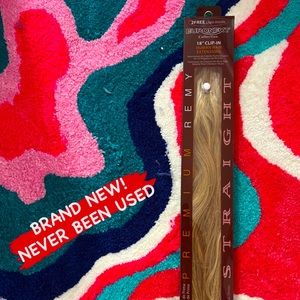 Euronext 18" Premium Remy Clip-In Hair Extensions BLONDE FROST - NEW NEVER USED